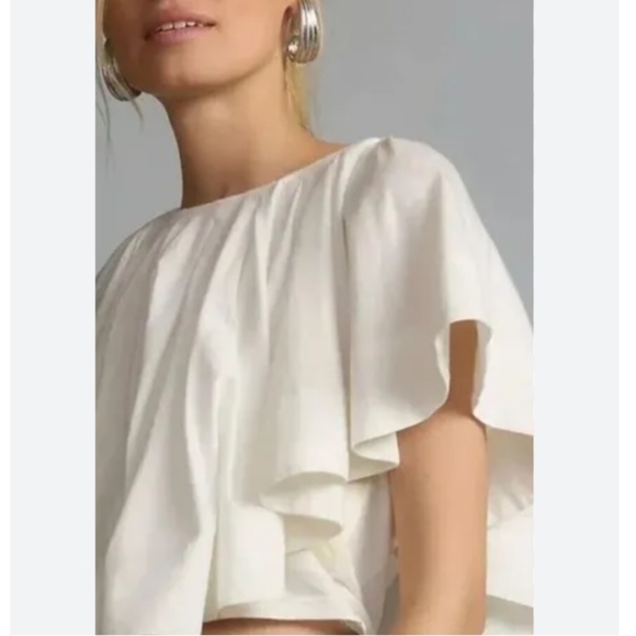 Brand New MAEVE RUFFLED SWING BLOUSE - Picture 3 of 9